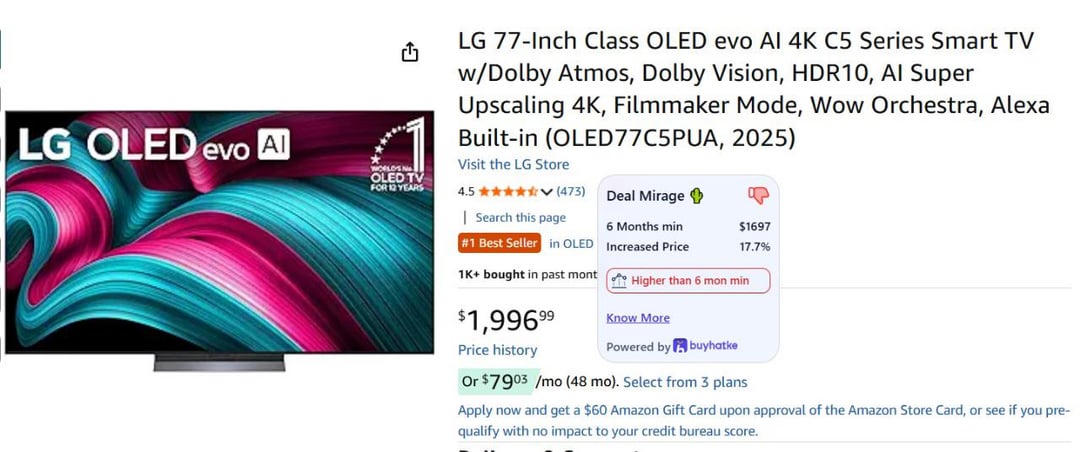 Understanding the LG C5 in Context: What Makes This Deal Historic - contextual illustration