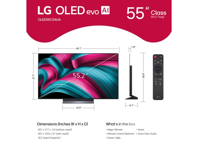 The LG C5 Specifications: What You're Actually Getting - visual representation