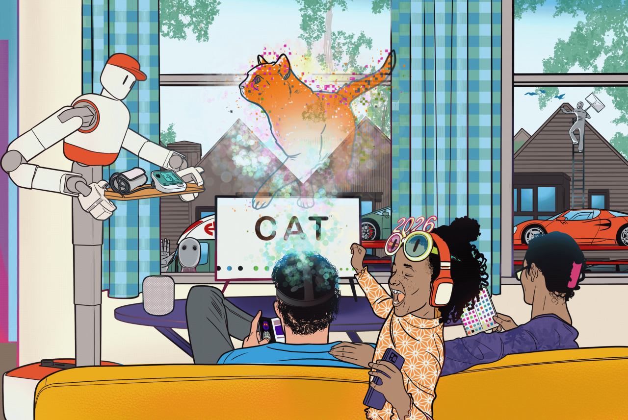 Joanna's Journey with Robots - contextual illustration