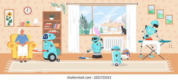 Challenges of Living with Robots - contextual illustration