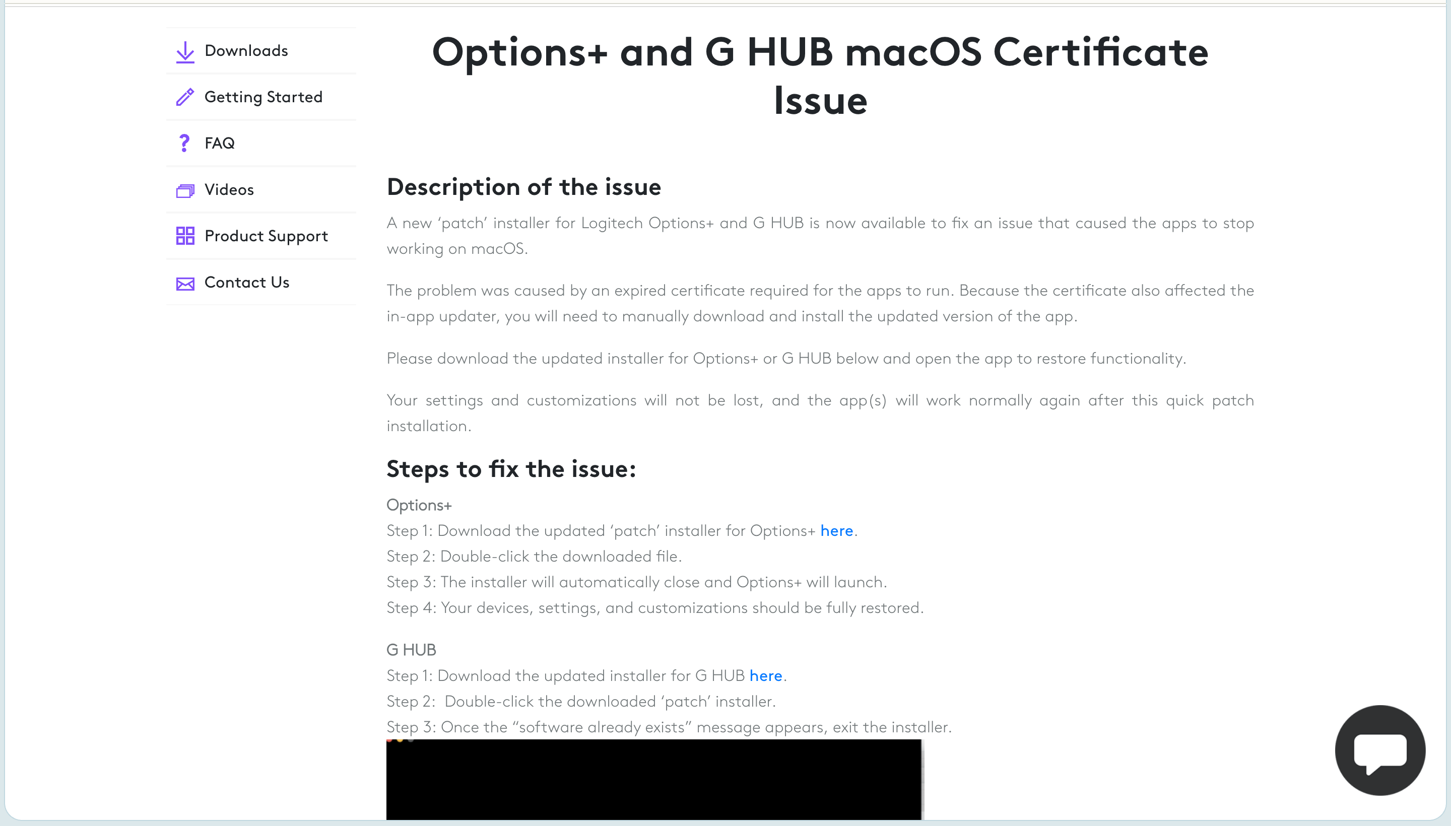 How Logitech's Response Compares - visual representation