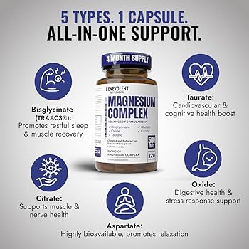 Magnesium for Anxiety, Stress, and Muscle Tension - visual representation