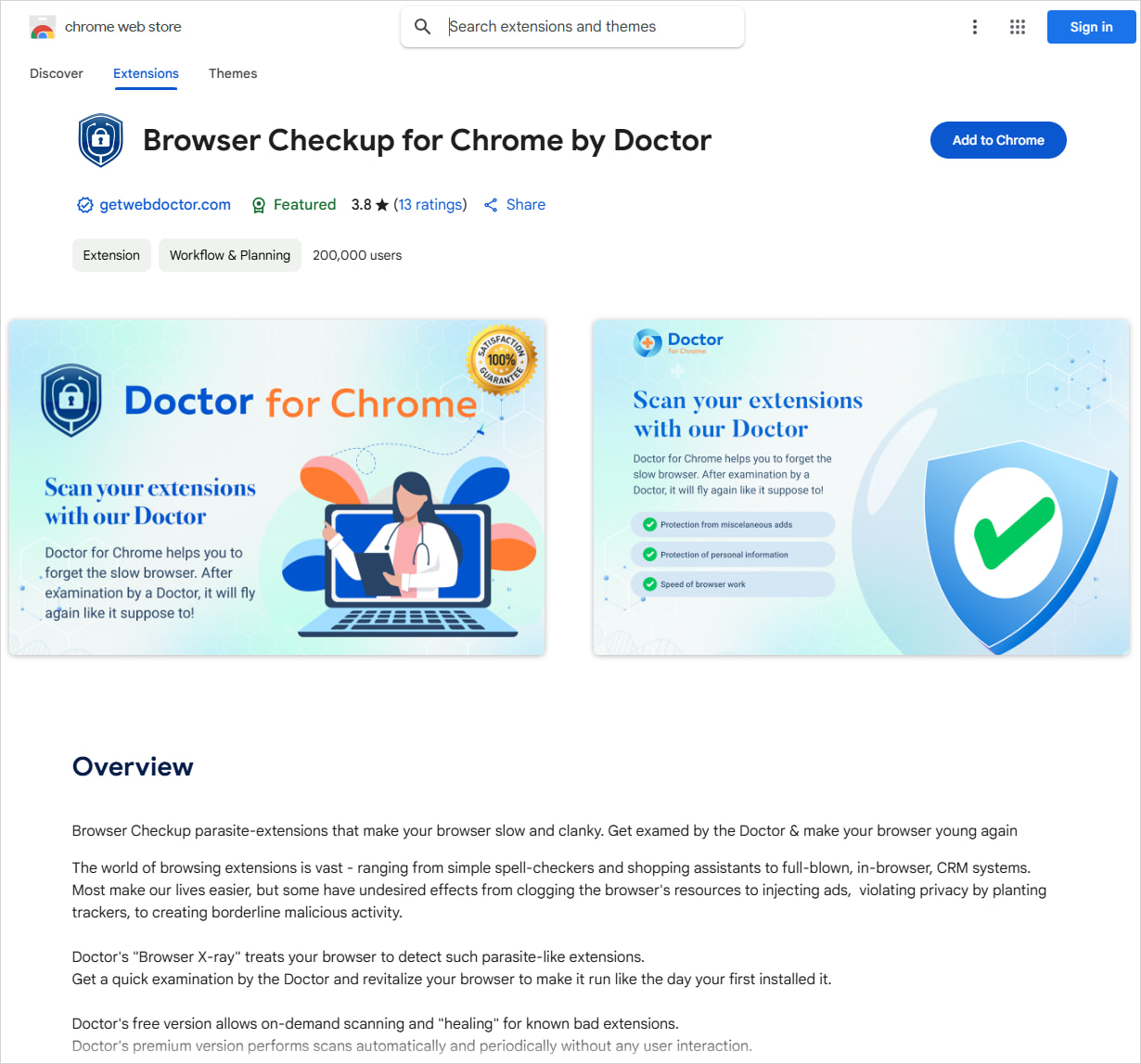 Protecting Yourself from Malicious Extensions - visual representation