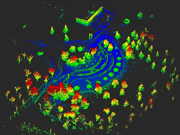 How Lidar Changes Everything for Robot Lawnmowers - visual representation