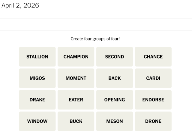 Today's NYT Connections Solutions - contextual illustration