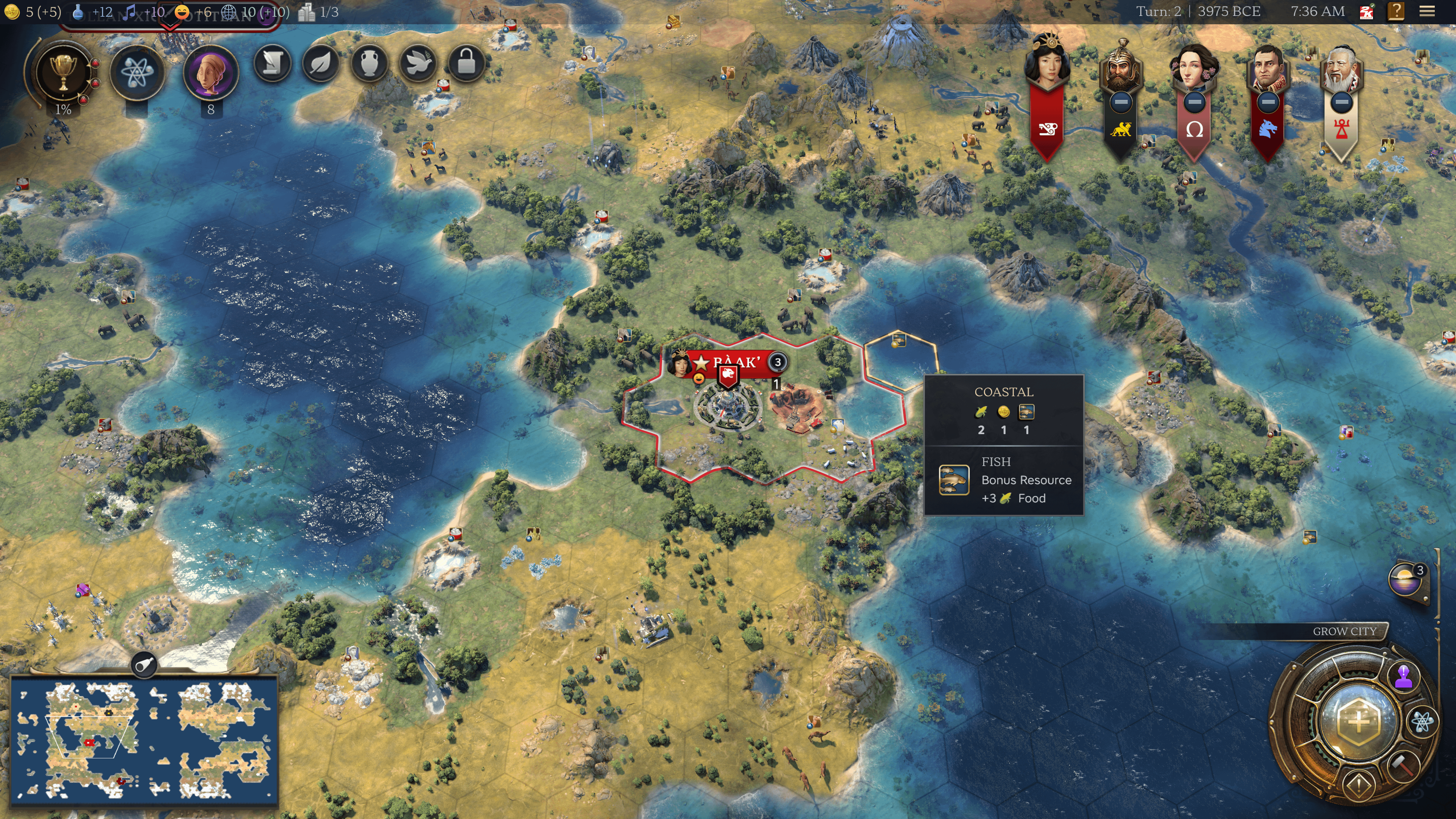 The Evolution of Civilization VII - visual representation