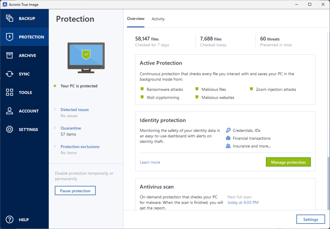 Acronis True Image vs. Competitors - contextual illustration