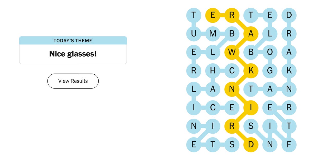 Understanding NYT Strands - visual representation