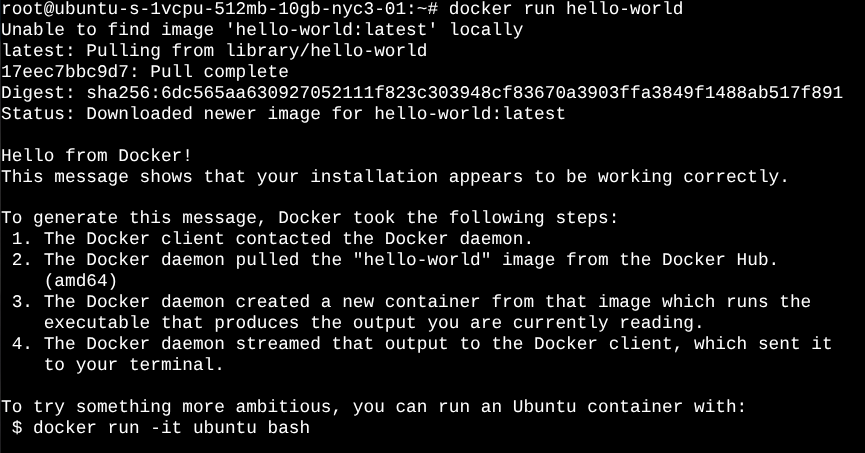 Building Your First Docker Image - visual representation