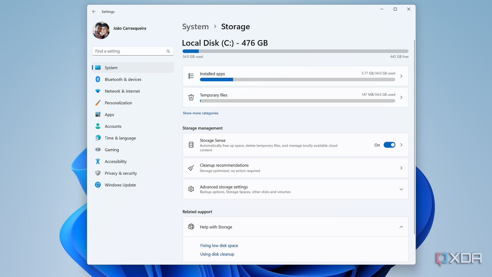 Understanding Storage on Windows - visual representation