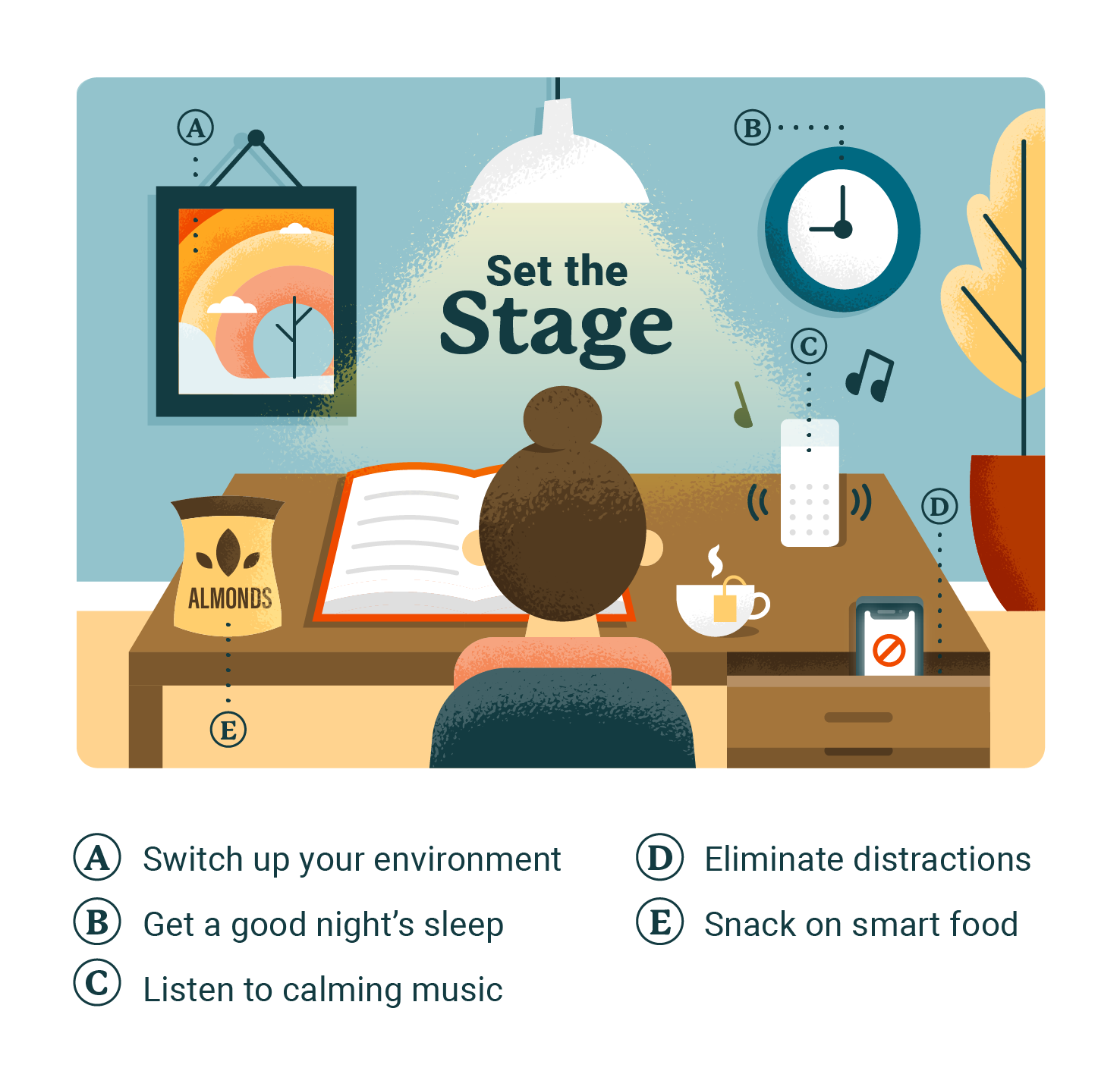 The Best Study Tools at a Glance - visual representation