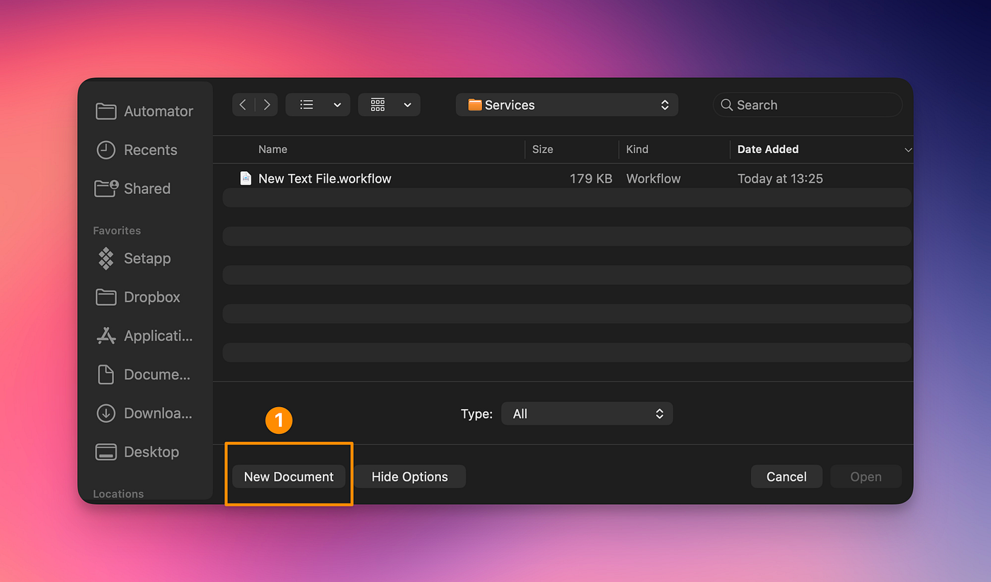 Advanced Finder Features - visual representation