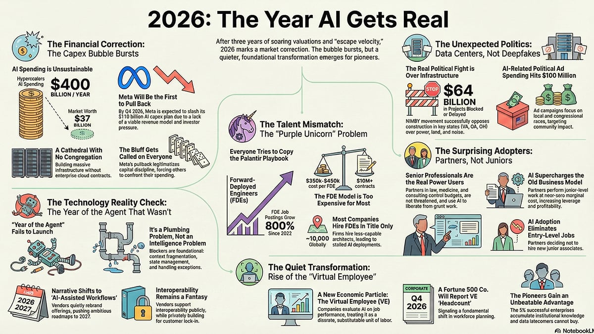 The Reluctant Embrace of AI - visual representation