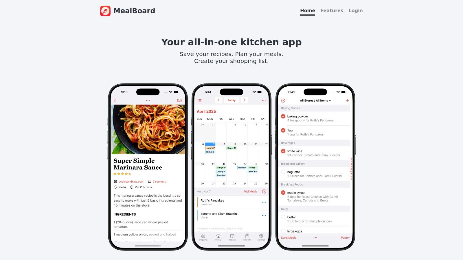 Comparing Meal Board to Other Meal Planning Apps - visual representation