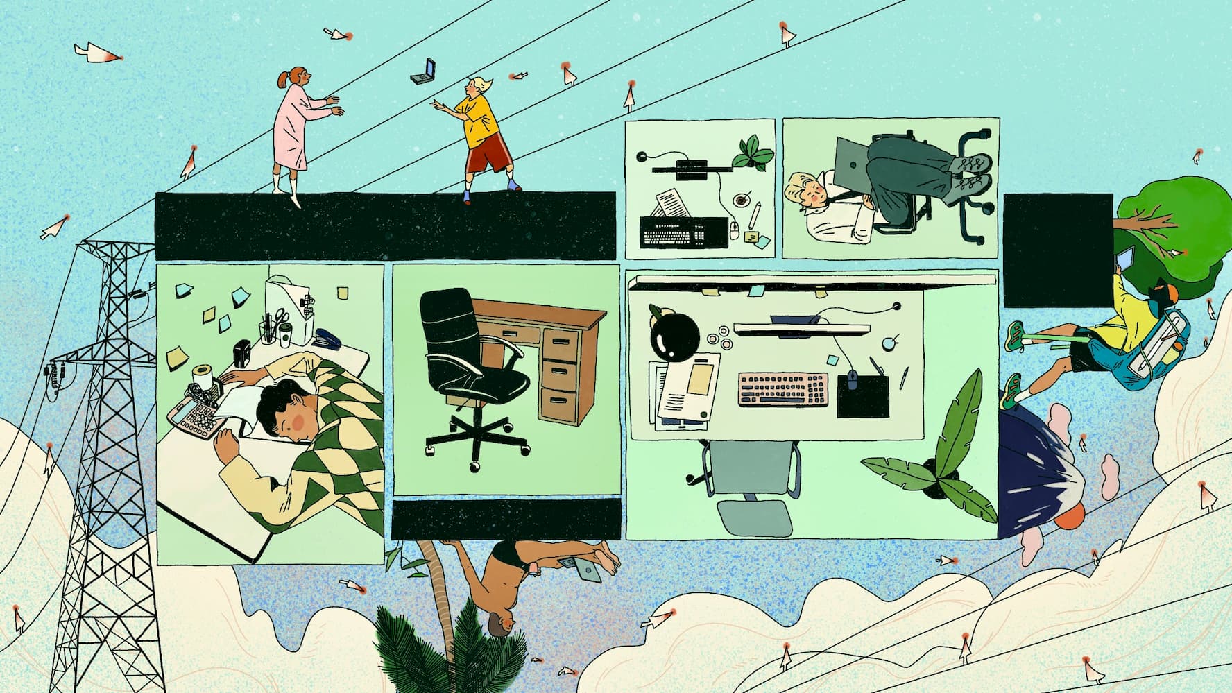 Future Trends in Workplace Surveillance - contextual illustration