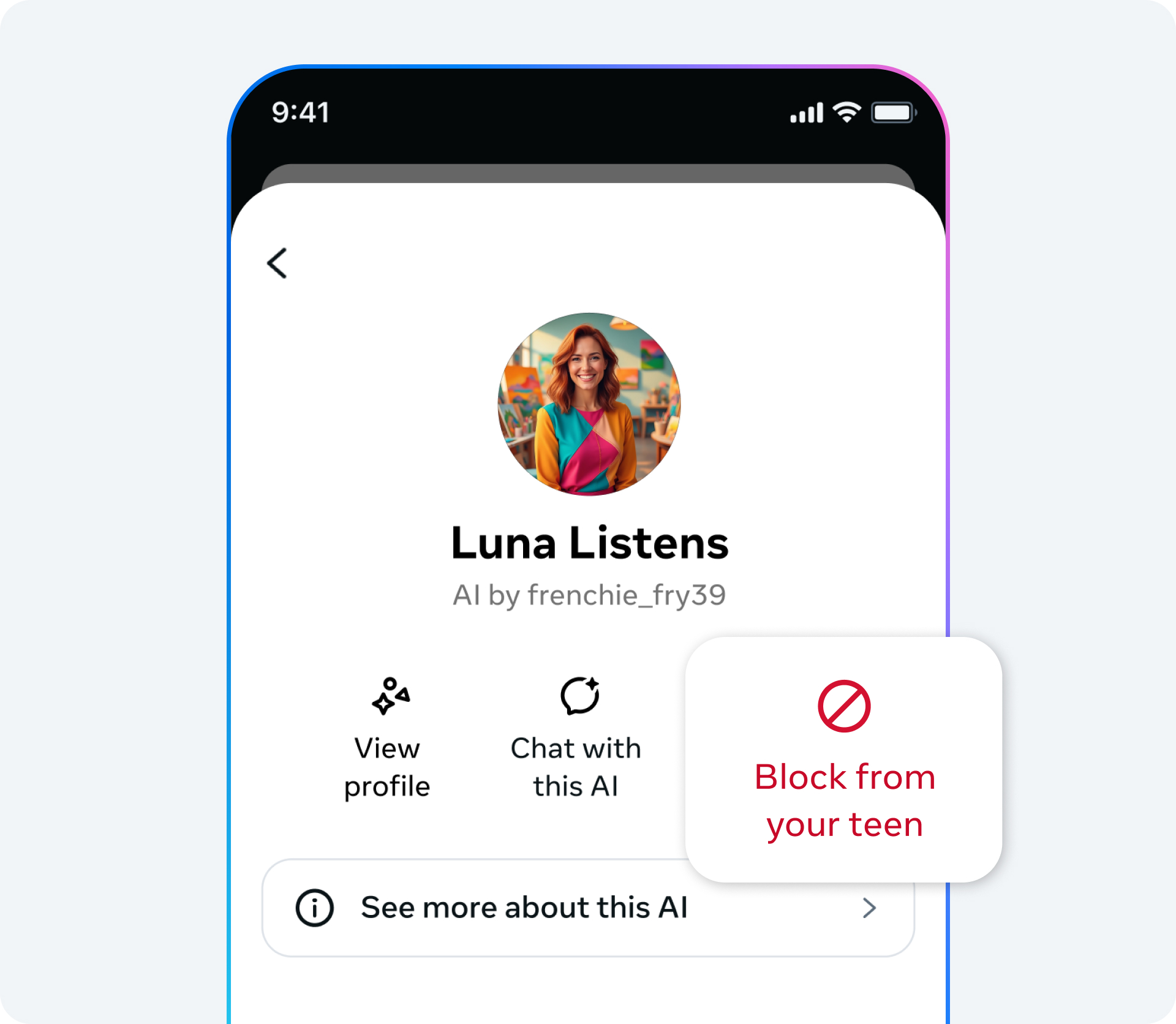 The Bigger Picture: Teen Mental Health and AI - visual representation