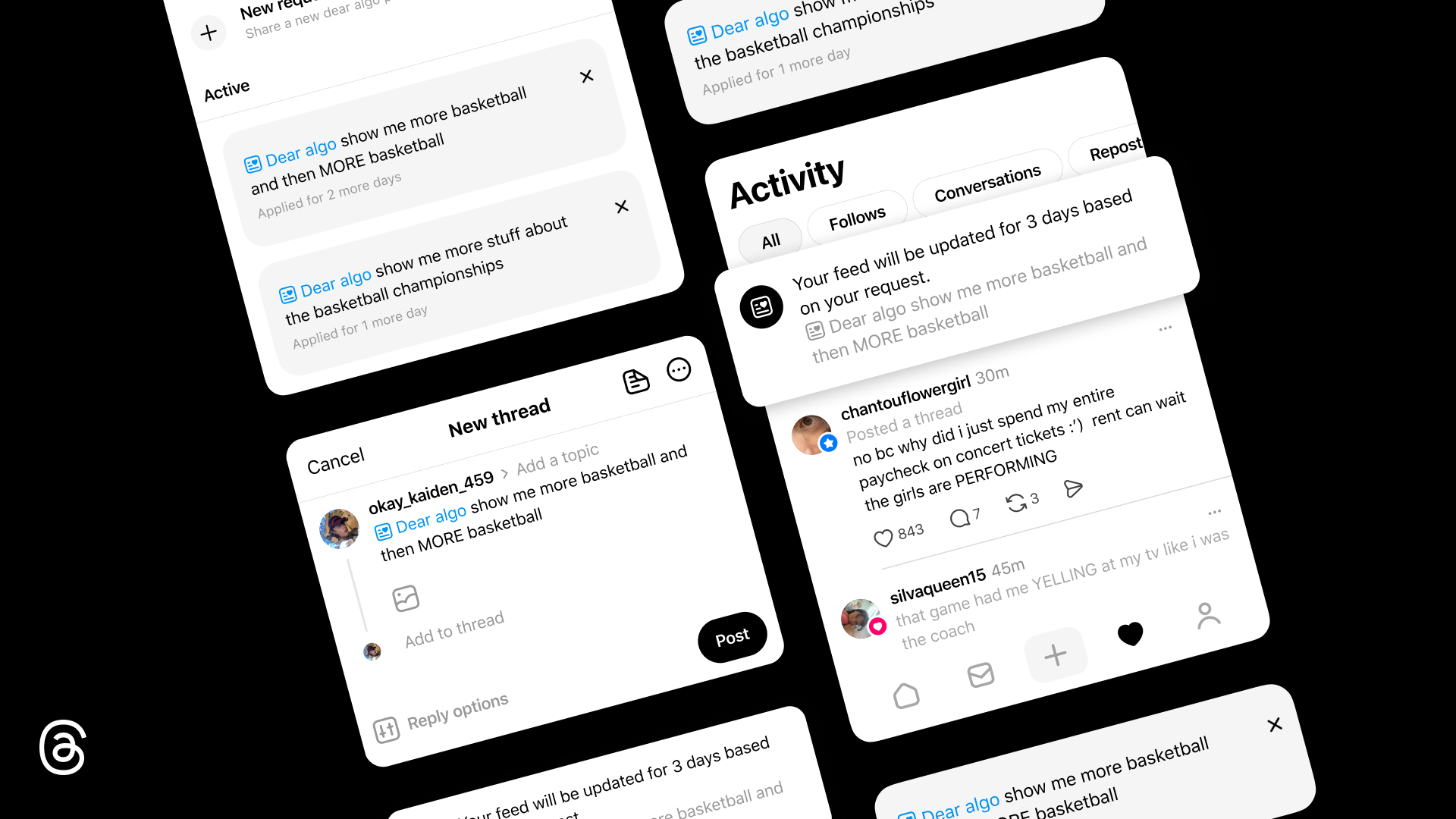 The Problem: Threads' Algorithmic Frustration - visual representation