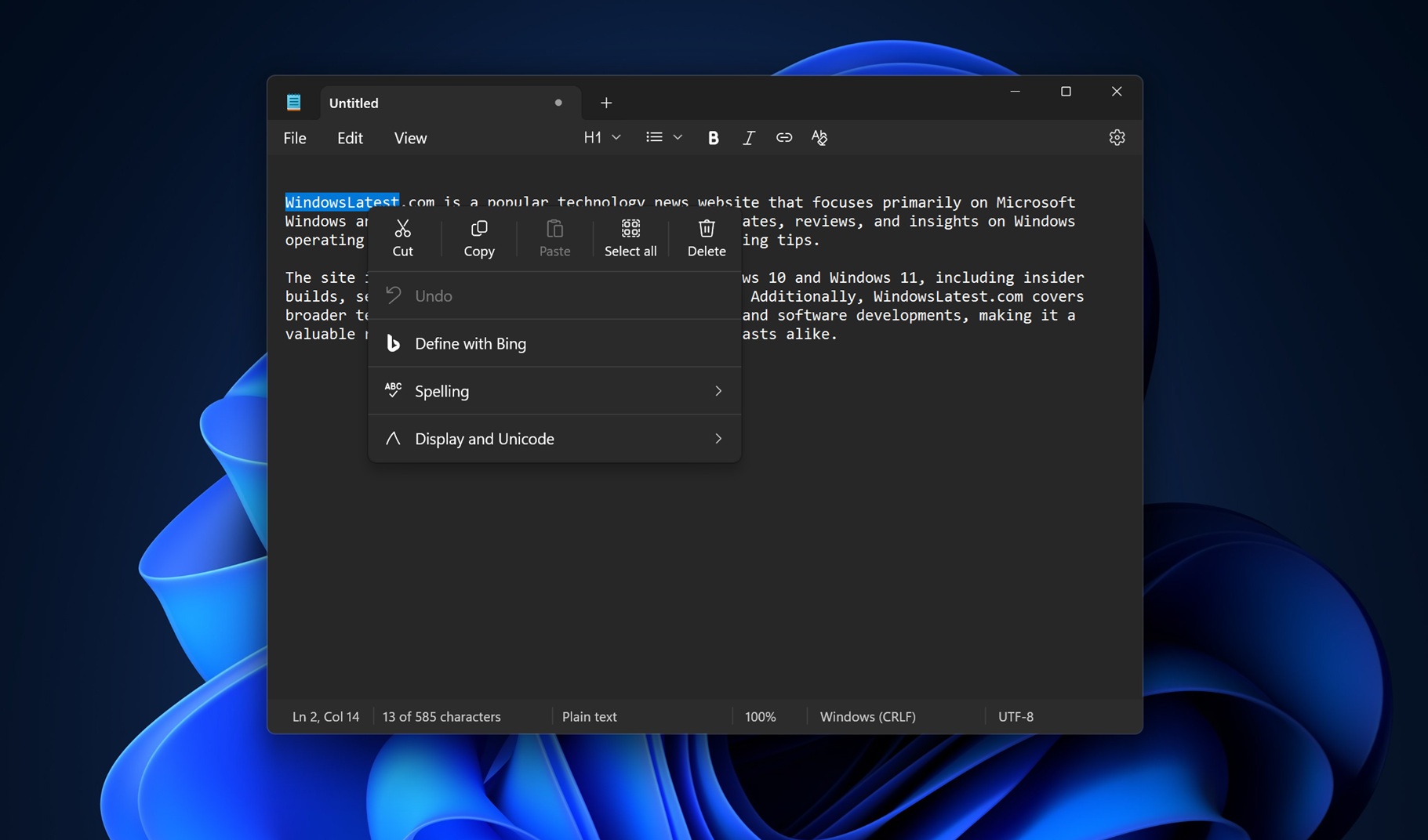 FAQ - visual representation