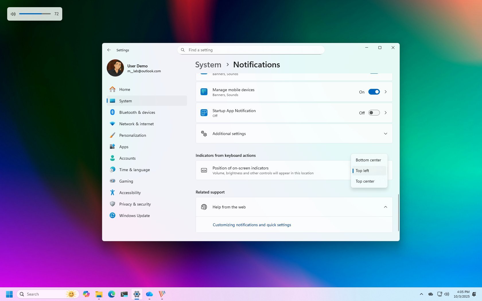 The Accessibility Angle - visual representation