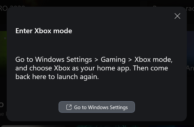 Introduction to Xbox Mode - visual representation