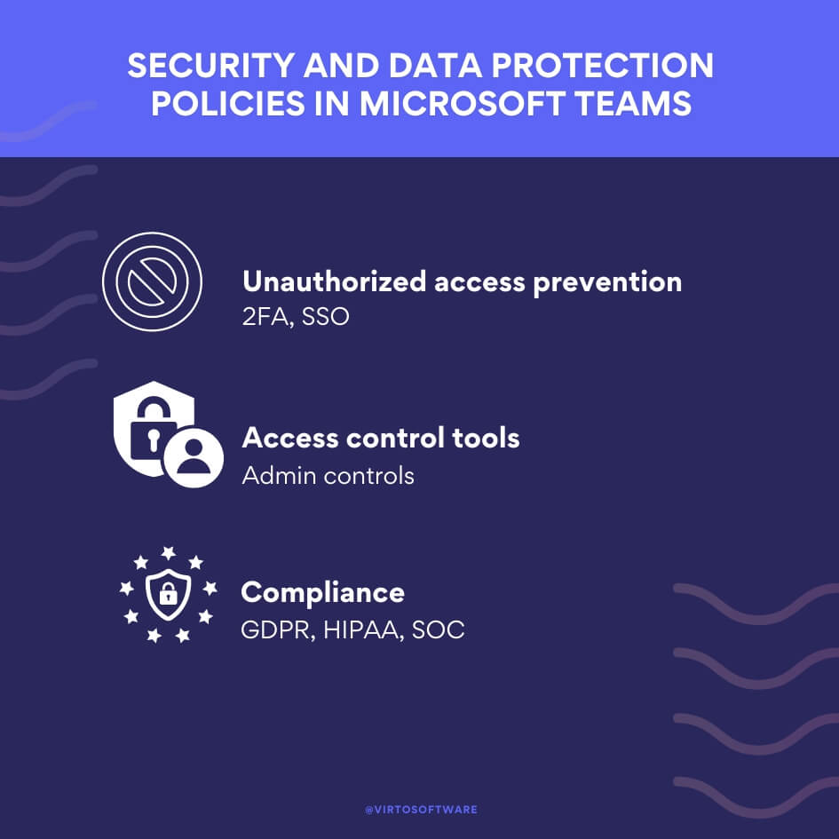 Comparing Teams Security to Competing Platforms - visual representation