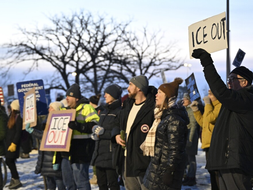 Protest Rights and Federal Response - visual representation
