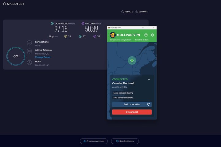 Server Network and Geographic Coverage - visual representation