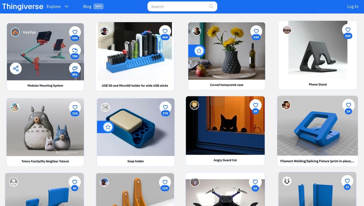 The History of Thingiverse: From Maker Bot's Dream to Forgotten Infrastructure - visual representation