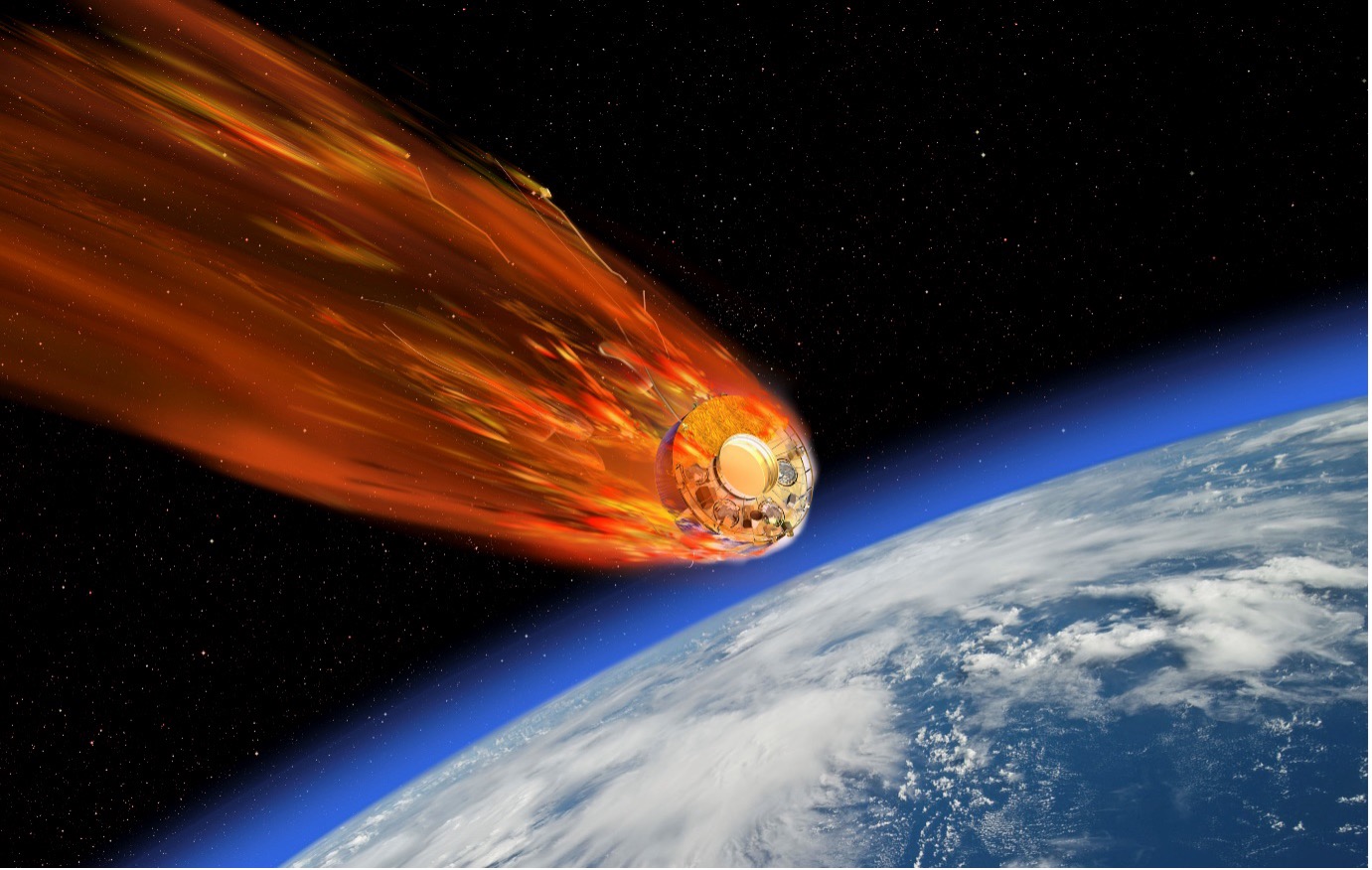The Global Space Junk Problem - visual representation