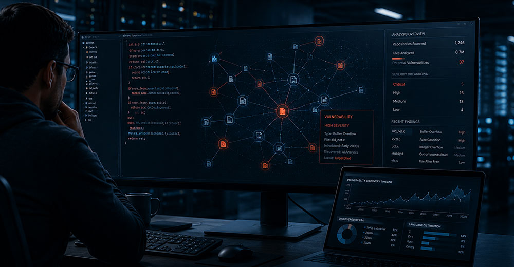 Understanding AI in Cybersecurity - visual representation