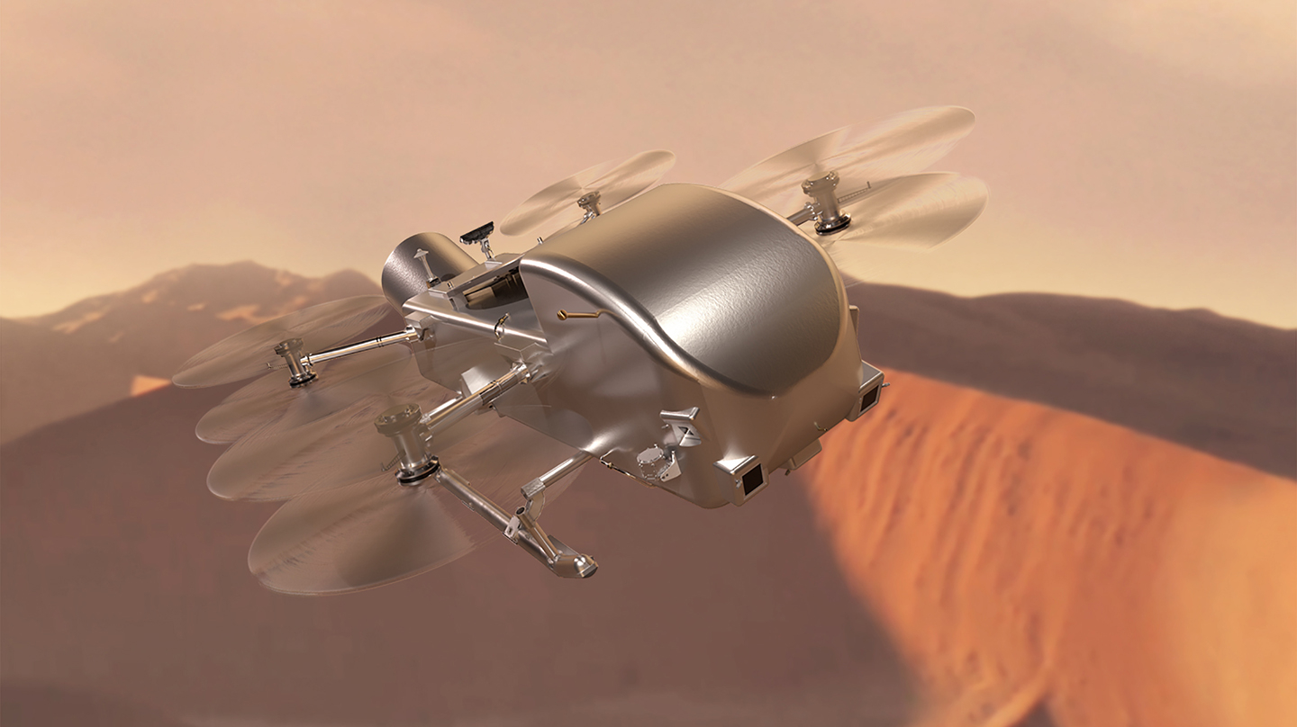 Expanding the Frontier: Dragonfly on Titan - contextual illustration