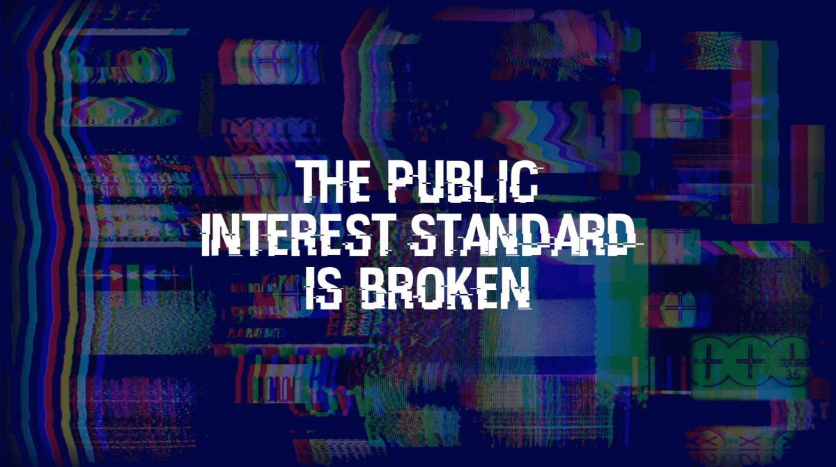 The Role of Public Interest - contextual illustration