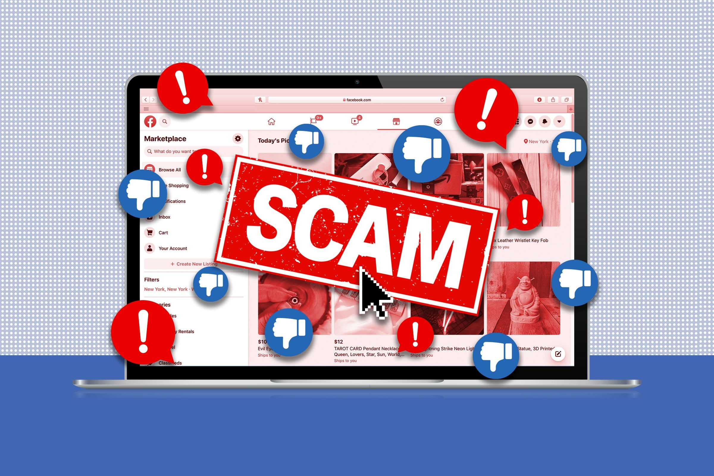 Real-World Case Study: The Facebook Shopping Scam - contextual illustration