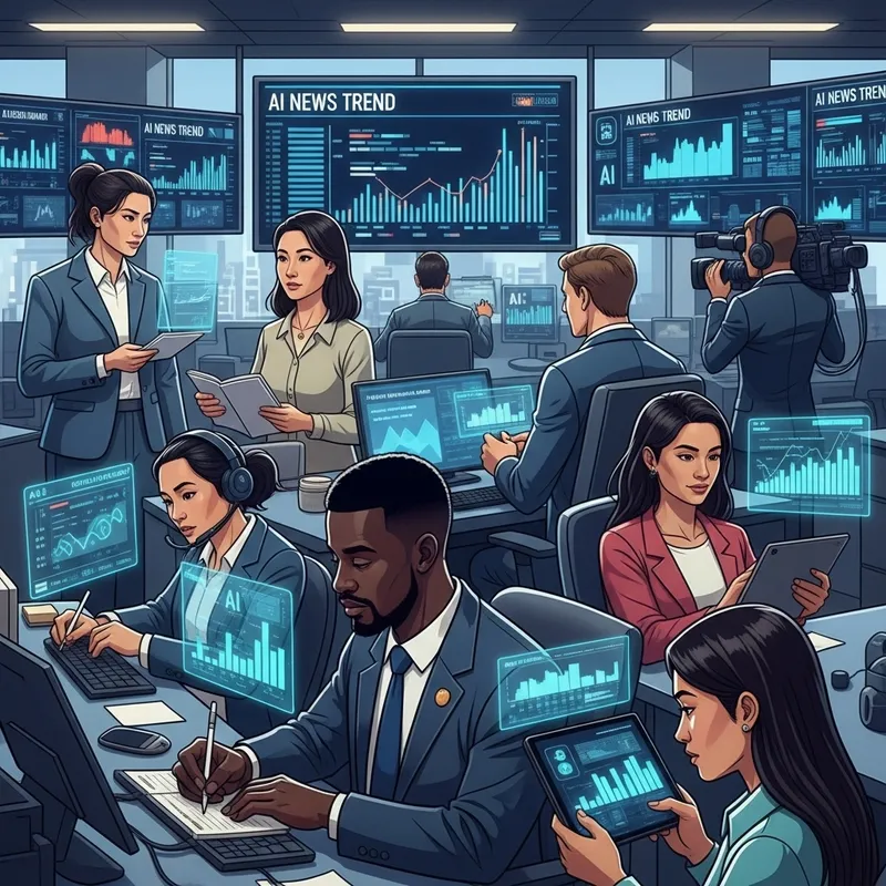 Layoffs in the Journalism Industry - visual representation