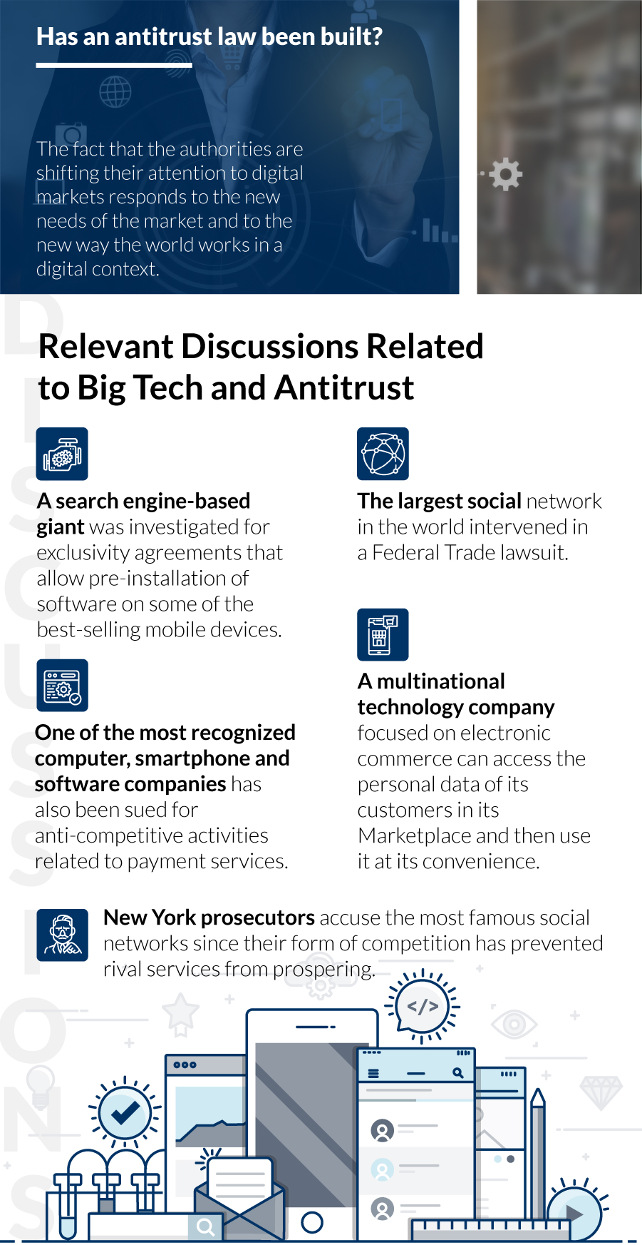 Technology's Role in Antitrust Cases - contextual illustration