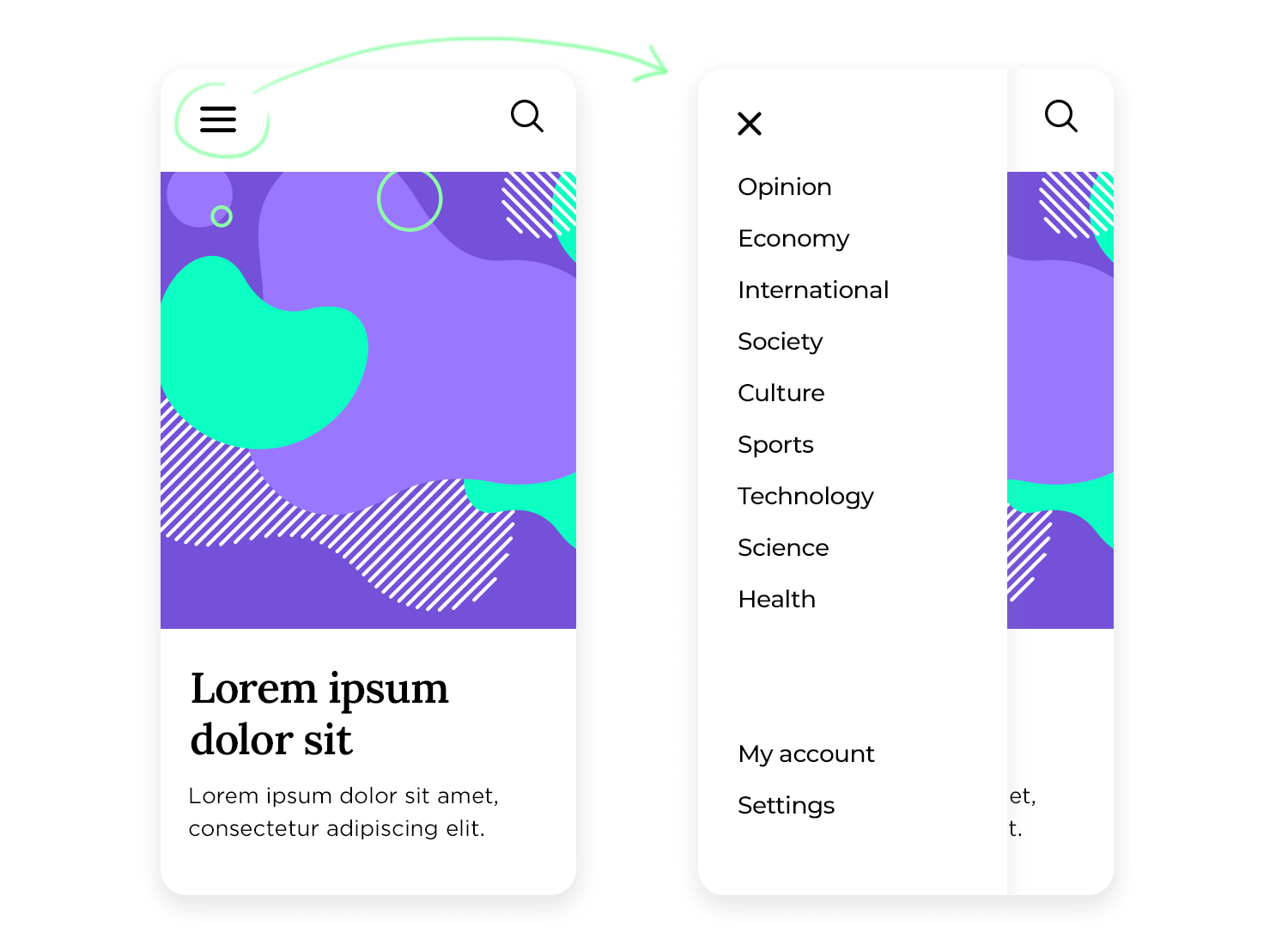 Future Trends in Navigation Design - visual representation