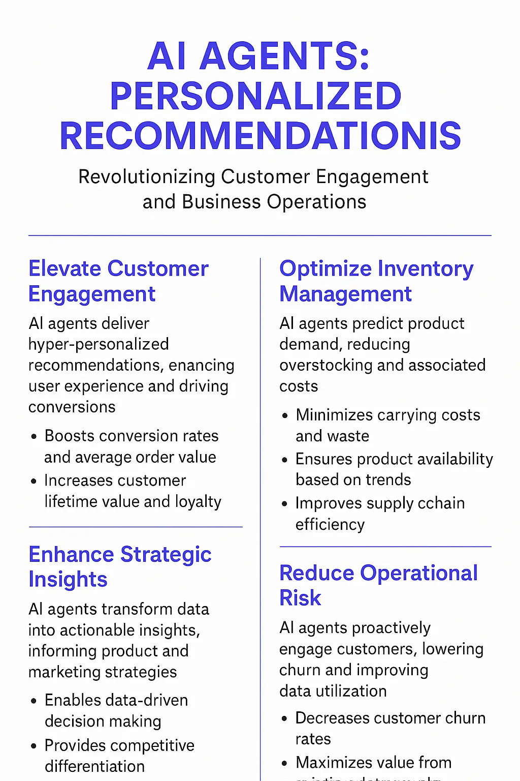 Recommendations for Businesses - contextual illustration