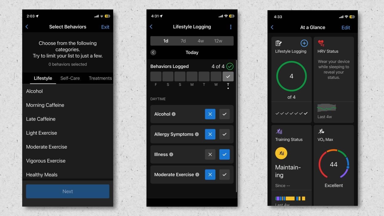 The New Nutrition Tracking Feature - visual representation