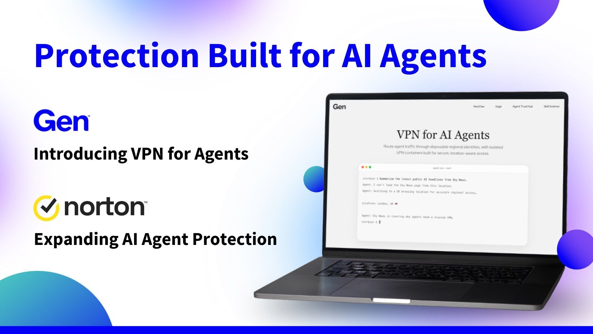 Norton VPN enters the AI agent space with 'first truly AI native' VPN for agents | TechRadar
