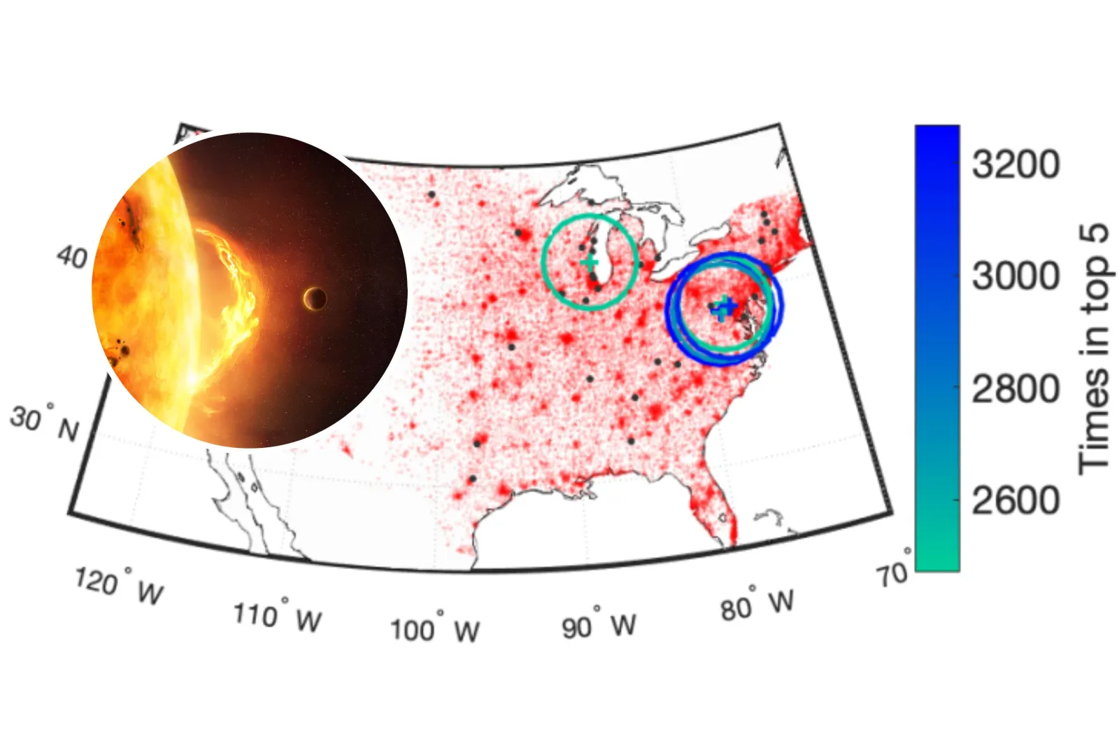 Understanding Solar Storms - visual representation
