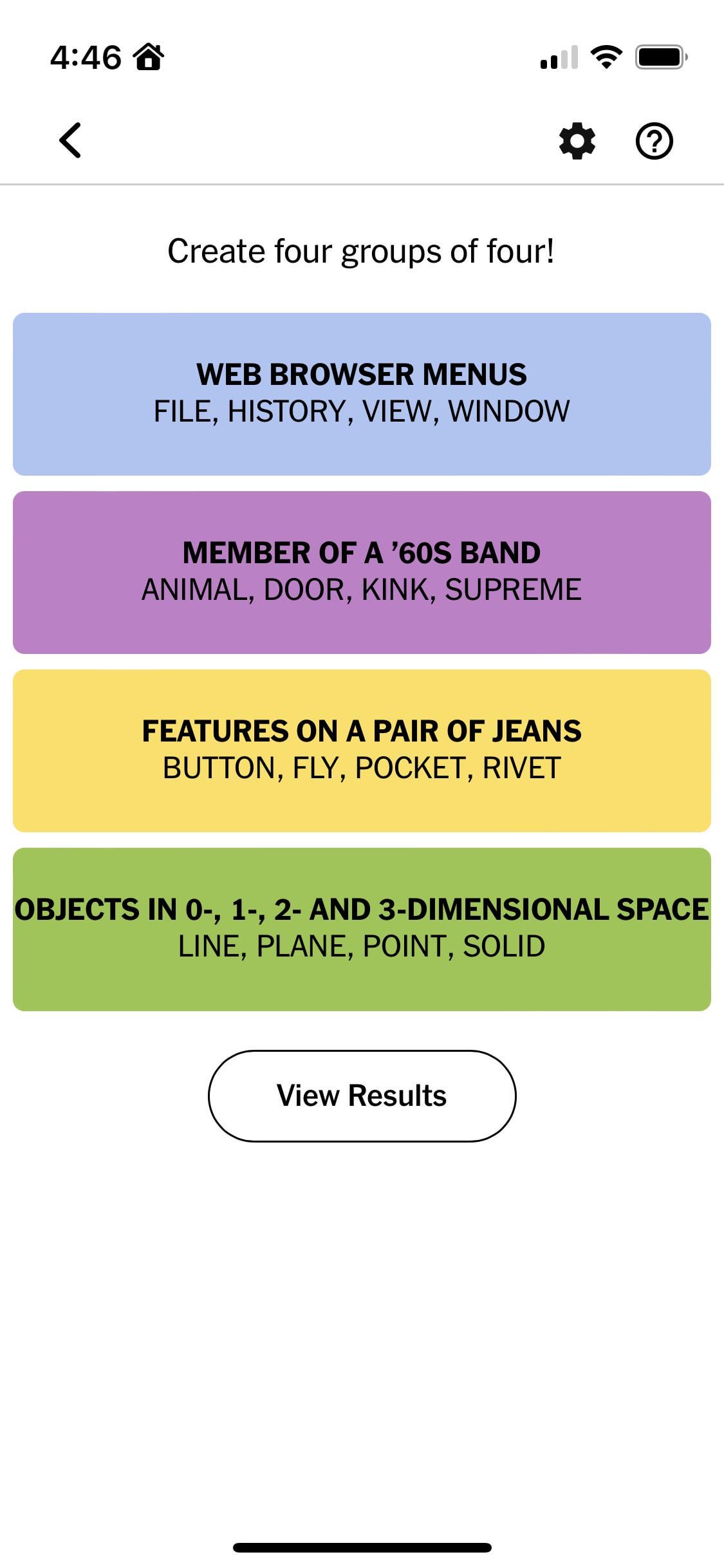 The Four Difficulty Levels: Green, Yellow, Blue, and Purple - visual representation