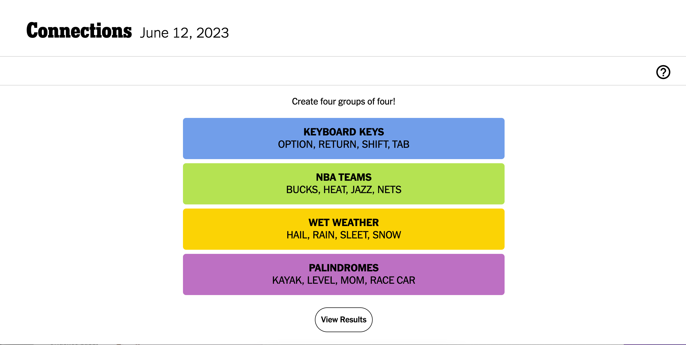 The Four Groups in Game #979: A Complete Breakdown - visual representation