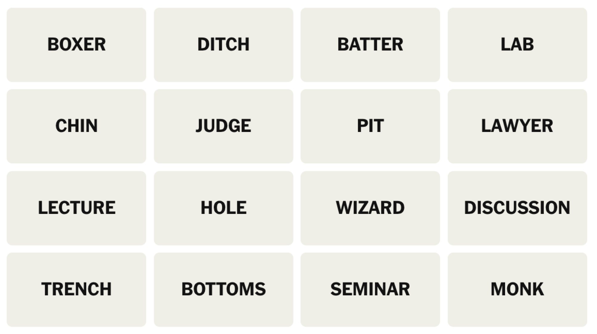 Why Connections Is Harder Than Wordle - visual representation