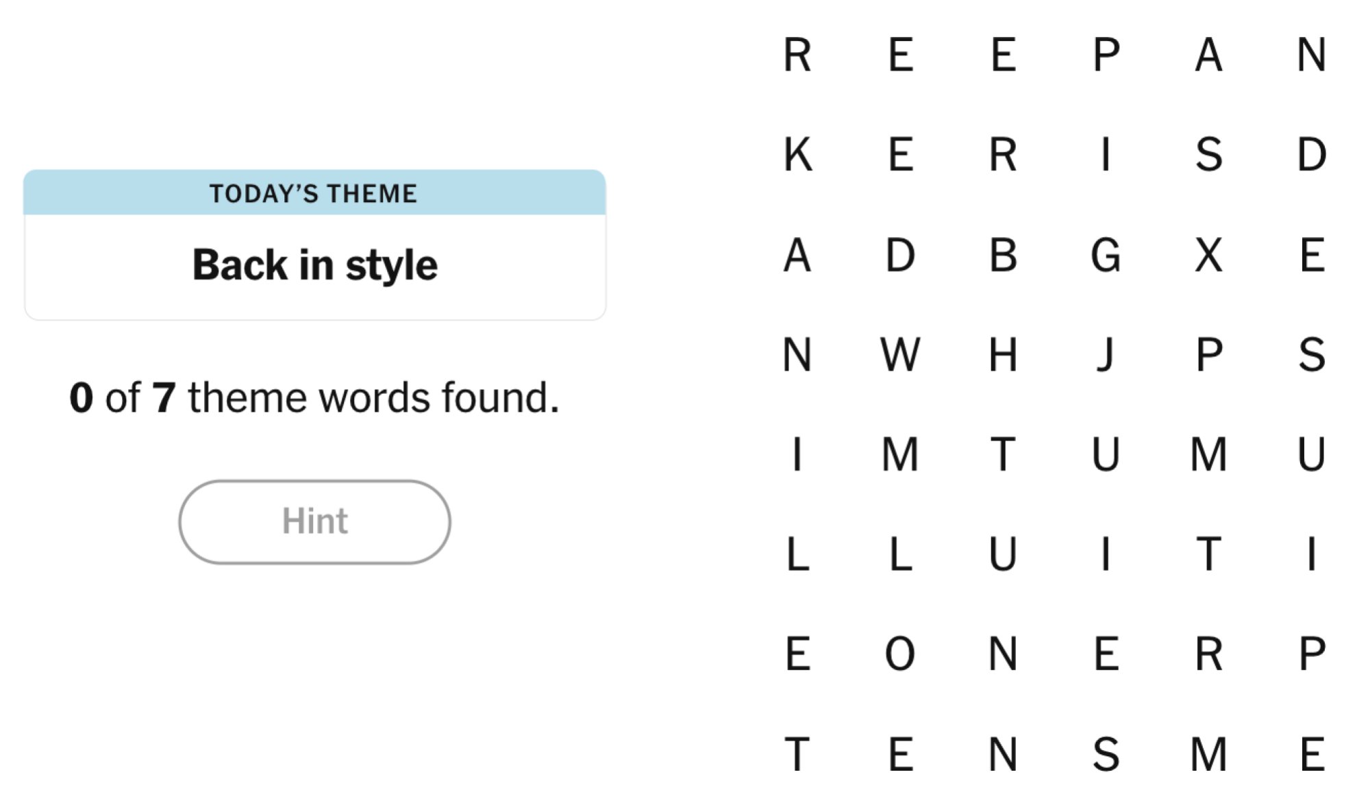 Tips for Solving Game #664 Specifically - visual representation