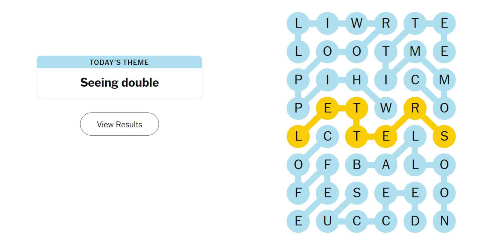 Tracing the Spangram Path - visual representation