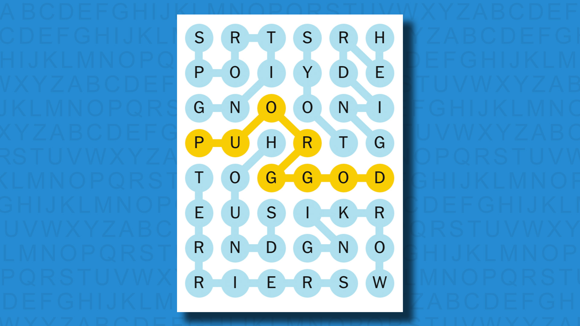 What Makes a Good Strands Puzzle - visual representation