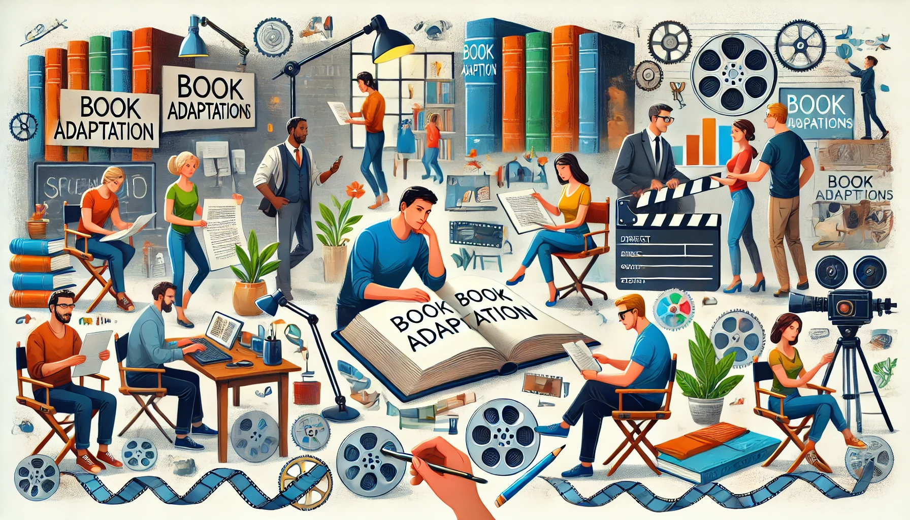 The Phenomenon of Book-to-Screen Adaptations - contextual illustration