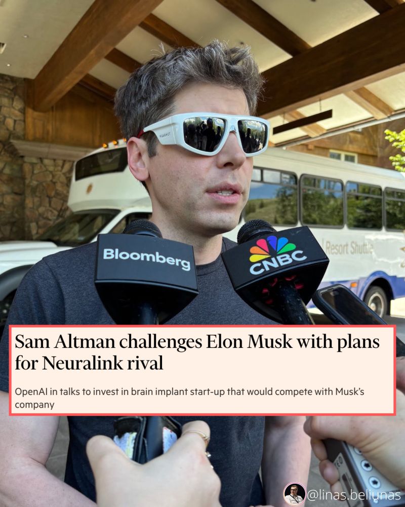 The Sam Altman Thesis: Merging With AI - visual representation