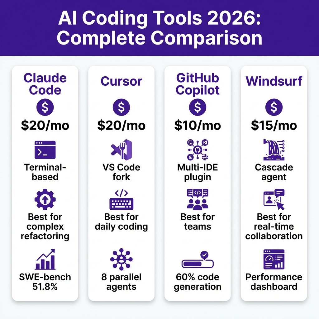 The Best AI Coding Tools at a Glance - contextual illustration