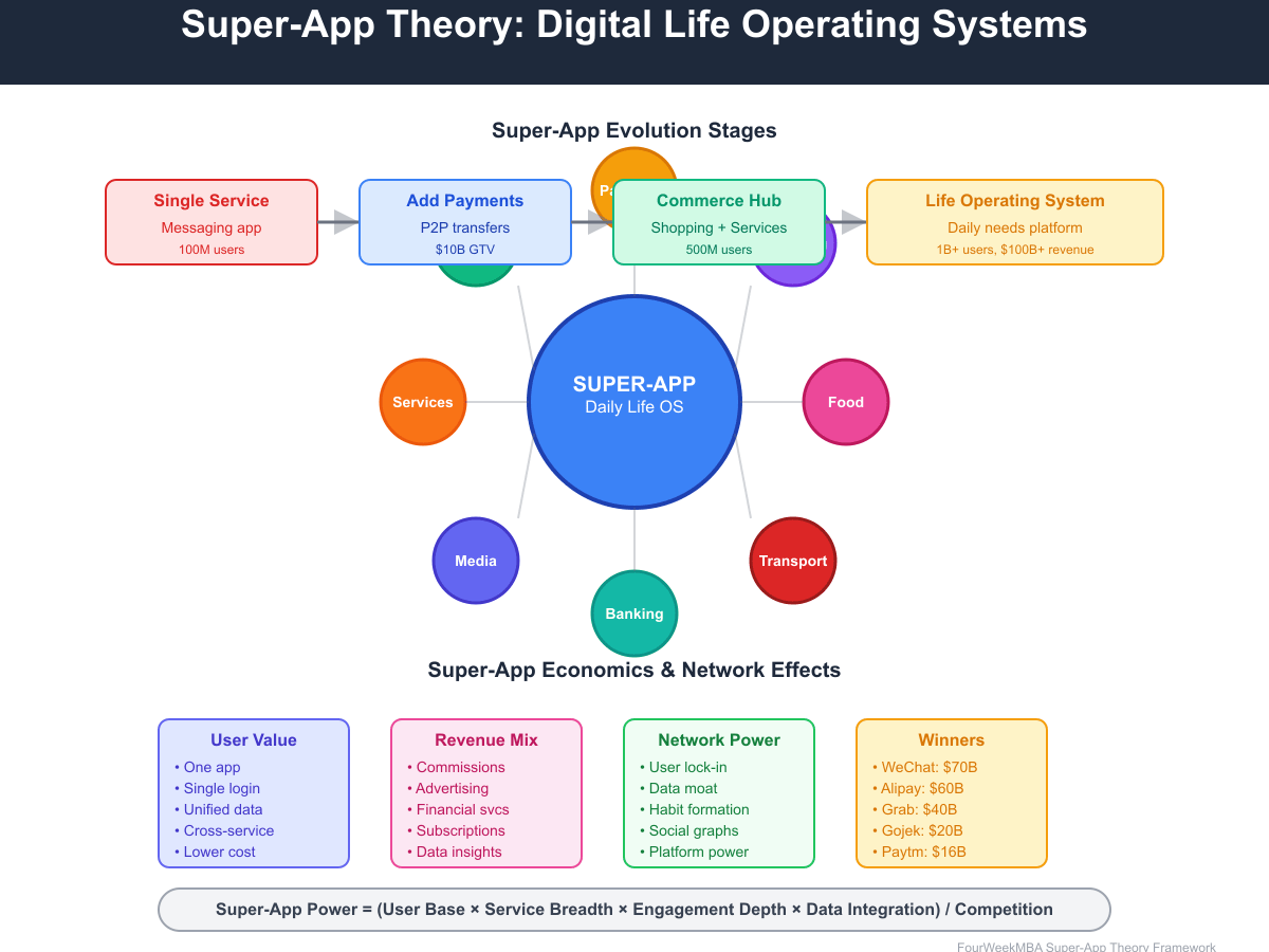 Building the Super App - visual representation